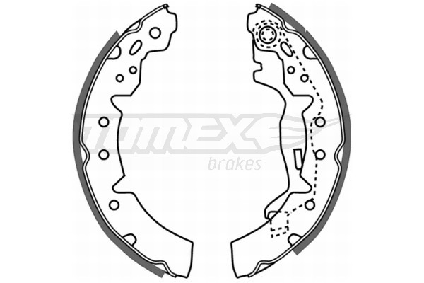 TOMEX Brakes Bremsbackensatz